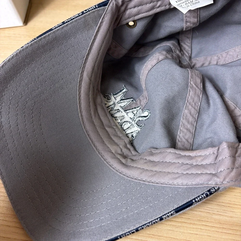 Samuel Adams Hat Cap Strap Back Gray Sam Adams Light Beer‎ Adjustable